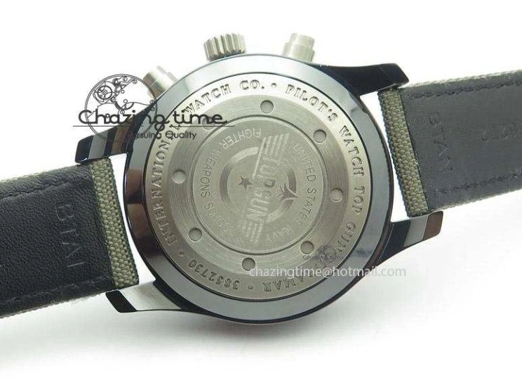 MIROTIME 0401 Pilot Top Gun Miramar IWC388002 ZF 1:1 Best Edition Ceramic Case On Nylon Strap A Practical 7345